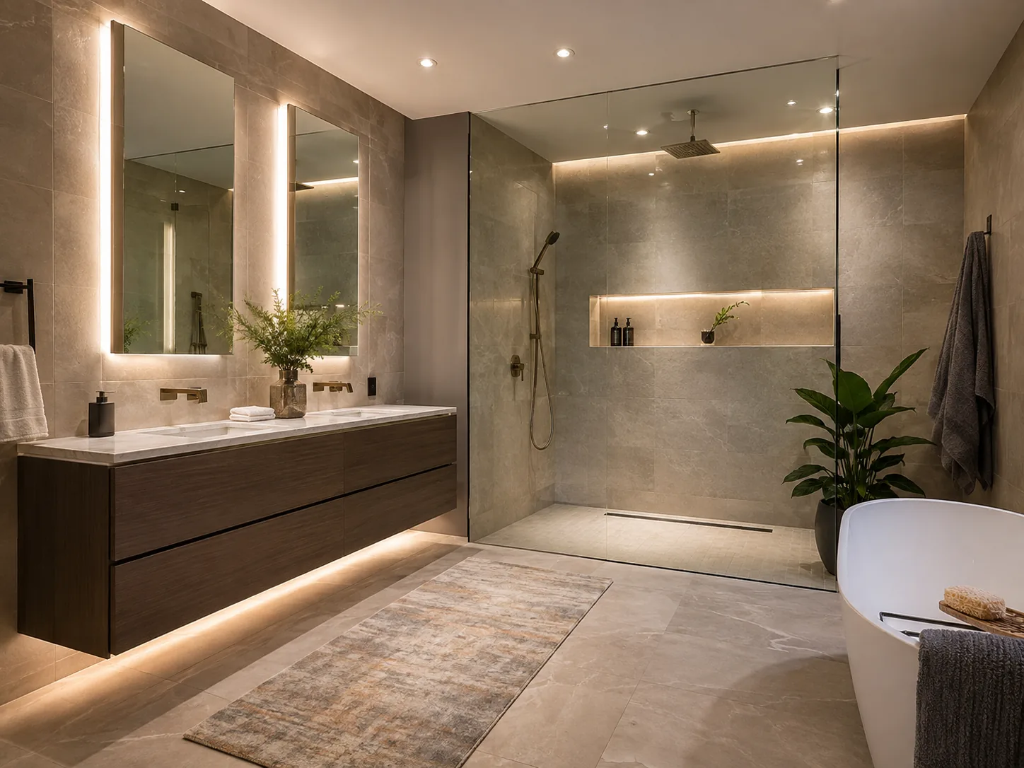 Renovated bathroom in a Winnipeg home